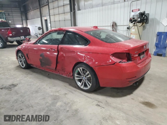 2014 BMW 4 Series 428i xDrive with VIN WBA3N5C51EF715633, listed as a Copart auction lot 47994365 with 90,442 mi miles and Salvage Title. Bid and sale history available at DreamBid. Image 2.