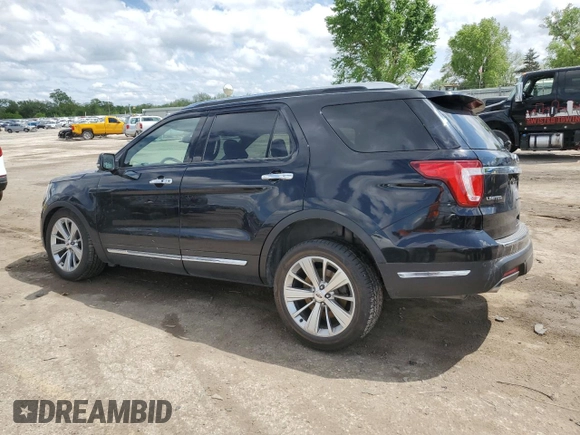 2019 Ford Explorer Limited with VIN 1FM5K8F82KGB39256, listed as a Copart auction lot 53683775 with 77,084 mi miles and Salvage title. Bid and sale history available at DreamBid. Image 2.