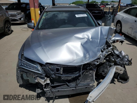 2017 Acura TLX V6 w/Technology Pkg with VIN 19UUB2F55HA006491, listed as a Copart auction lot 53996045 with 99,999 mi miles and Clean title. Bid and sale history available at DreamBid. Image 5.