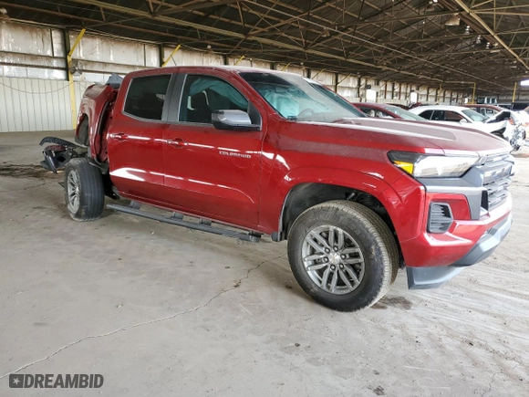 2023 Chevrolet Colorado 2WD LT with VIN 1GCGSCEC5P1222809, listed as a Copart auction lot 86005484 with 27,857 mi miles and Salvage Title. Bid and sale history available at carsss.com. Image 4.