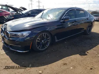 2019 BMW 7 Series 740i with VIN WBA7E2C52KB216522, listed as a Copart auction lot 48732704 with 71,866 mi miles and Salvage Title. Bid and sale history available at carsss.com. Image 1.