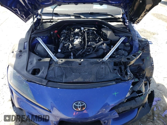 2023 Toyota Supra 3.0 with VIN WZ1DB0G04PW054203, listed as a Copart auction lot 84384614 with 15,329 mi miles and Non repairable. Bid and sale history available at DreamBid. Image 11.