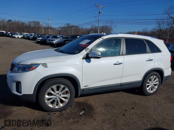 2014 Kia Sorento EX with VIN 5XYKUDA73EG481900, listed as a IAAI auction lot 41709755 with 170,551 mi miles. Bid and sale history available at carsss.com. Image 13.