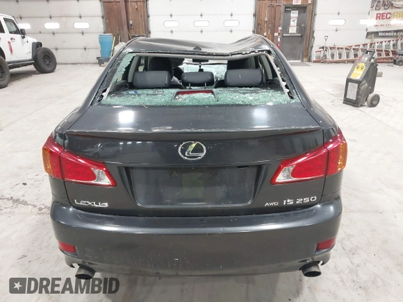 2009 Lexus IS 250 with VIN JTHCK262992031405, listed as a IAAI auction lot 41892158 with 116,419 mi miles. Bid and sale history available at carsss.com. Image 16.