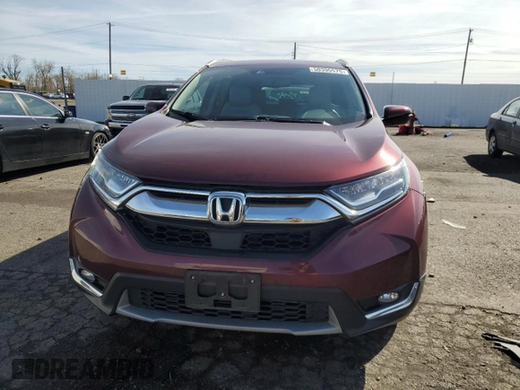 2017 Honda CR-V Touring with VIN 2HKRW2H95HH612018, listed as a Copart auction lot 50395575 with 90,163 mi miles and Salvage Title. Bid and sale history available at carsss.com. Image 5.