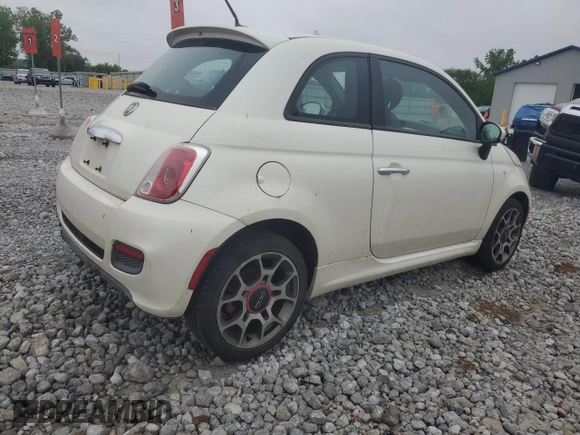 2012 FIAT 500 Sport z VIN 3C3CFFBR7CT186741, wystawiony jako Copart lot #58833045 z przebiegiem 168 764 mil mil oraz Tytuł czysty. Historia ofert i sprzedaży dostępna na DreamBid. Obrazek 3.