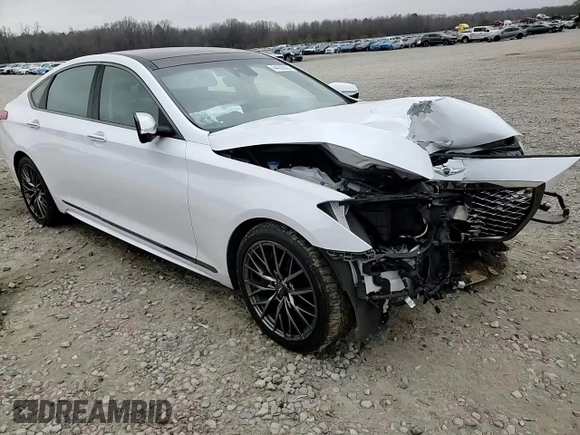 2019 Genesis G80 3.8L z VIN KMHGN4JE4KU290817, wystawiony jako Copart lot #44030005 z przebiegiem 61 008 mil mil oraz Szkoda całkowita • Salvage title. Historia ofert i sprzedaży dostępna na DreamBid. Obrazek 11.