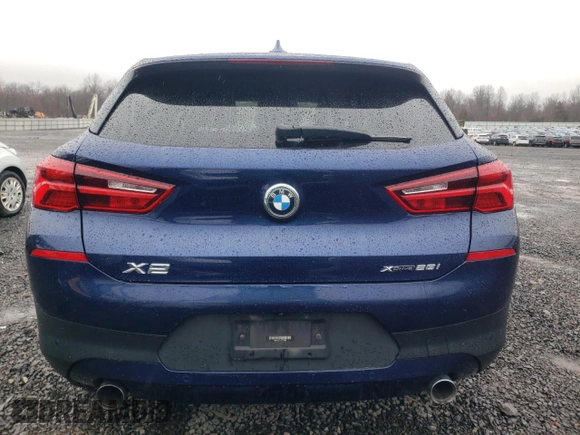 2018 BMW X2 xDrive28i with VIN WBXYJ5C31JEF72966, listed as a Copart auction lot 50184495 with 83,557 mi miles and Salvage Title. Bid and sale history available at carsss.com. Image 6.