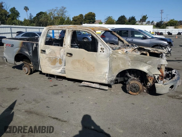 2013 Ford F-150 XL with VIN 1FTFW1CT8DKE12147, listed as a Copart auction lot 52352055 with Not Provided miles and Non Repairable. Bid and sale history available at carsss.com. Image 4.