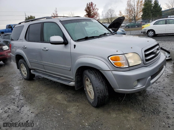 2002 Toyota Sequoia Limited with VIN 5TDBT48A92S099745, listed as a Copart auction lot 44984995 with 272,132 mi miles and Salvage Title. Bid and sale history available at carsss.com. Image 4.