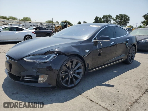2016 Tesla Model S 90D z VIN 5YJSA1E29GF158774, wystawiony jako Copart lot #60143405 z przebiegiem Nie podano mil oraz Szkoda całkowita • Salvage title. Historia ofert i sprzedaży dostępna na DreamBid. Obrazek 1.