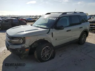 2024 Ford Bronco Sport Big Bend z VIN 3FMCR9B69RRE76880, wystawiony jako Copart lot #52006765 z przebiegiem 2 487 mil mil oraz Szkoda całkowita • Salvage title. Historia ofert i sprzedaży dostępna na DreamBid. Obrazek 1.