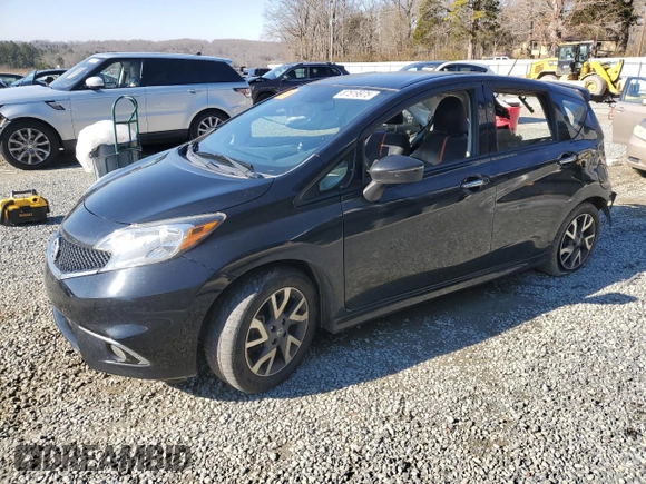 2016 Nissan Note S with VIN 3N1CE2CP4GL401781, listed as a Copart auction lot 87519975 with Not provided miles and Salvage title. Bid and sale history available at DreamBid. Image 1.