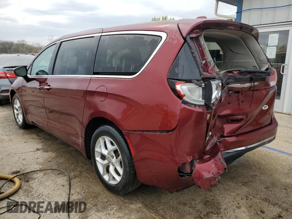 2017 Chrysler Pacifica Touring L with VIN 2C4RC1BG4HR844767, listed as a Copart auction lot 52745525 with 98,412 mi miles and Salvage Title. Bid and sale history available at DreamBid. Image 2.