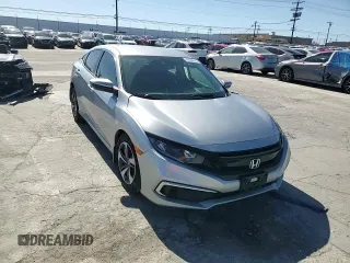 2020 Honda Civic Sedan LX with VIN 19XFC2F64LE205261, listed as a Copart auction lot 49528865 with 48,665 mi miles and Salvage Title. Bid and sale history available at carsss.com. Image 11.