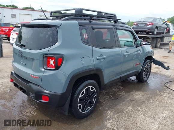 2016 Jeep Renegade Trailhawk with VIN ZACCJBCT3GPC87138, listed as a IAAI auction lot 42076346 with 102,156 mi miles and . Bid and sale history available at carsss.com. Image 4.