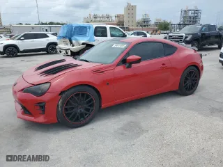 2017 Toyota 86 with VIN JF1ZNAA19H8706103, listed as a Copart auction lot 54619885 with 0 mi miles and Salvage Title. Bid and sale history available at carsss.com. Image 1.
