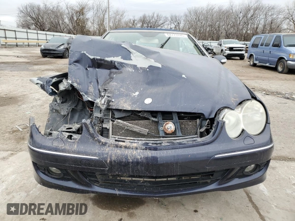 2006 Mercedes-Benz CLK 350 with VIN WDBTK56G26T063132, listed as a Copart auction lot 44773745 with 113,435 mi miles and Salvage title. Bid and sale history available at DreamBid. Image 5.