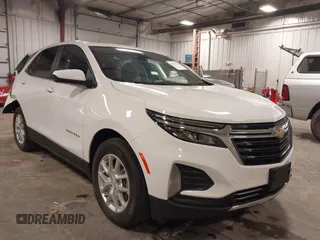 2022 Chevrolet Equinox LT with VIN 3GNAXKEV9NL299117, listed as a IAAI auction lot 42137034 with 27,467 mi miles and . Bid and sale history available at DreamBid. Image 1.
