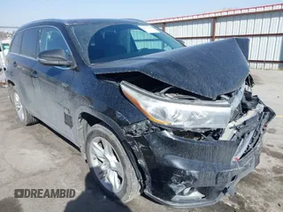2016 Toyota Highlander Limited with VIN 5TDDKRFH2GS279181, listed as a IAAI auction lot 41705444 with 118,904 mi miles and . Bid and sale history available at DreamBid. Image 1.
