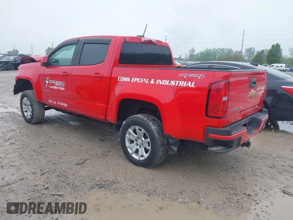 2018 Chevrolet Colorado 4WD LT with VIN 1GCGTCEN1J1265873, listed as a IAAI auction lot 42197734 with 119,115 mi miles and . Bid and sale history available at DreamBid. Image 3.