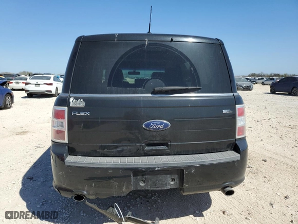 2014 Ford Flex SEL with VIN 2FMGK5C86EBD04247, listed as a Copart auction lot 48914575 with 137,775 mi miles and Salvage Title. Bid and sale history available at carsss.com. Image 6.