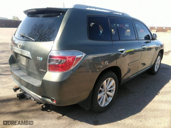 2008 Toyota Highlander Hybrid Limited with VIN JTEEW44A382021418, listed as a IAAI auction lot 41939960 with 408,806 mi miles. Bid and sale history available at carsss.com. Image 4.