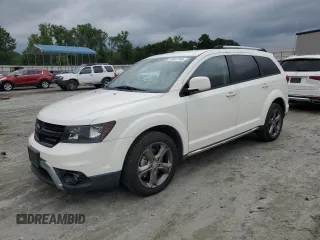2016 Dodge Journey Crossroad Plus with VIN 3C4PDCGB1GT112346, listed as a Copart auction lot 58857745 with 158,395 mi miles and Salvage title. Bid and sale history available at DreamBid. Image 1.
