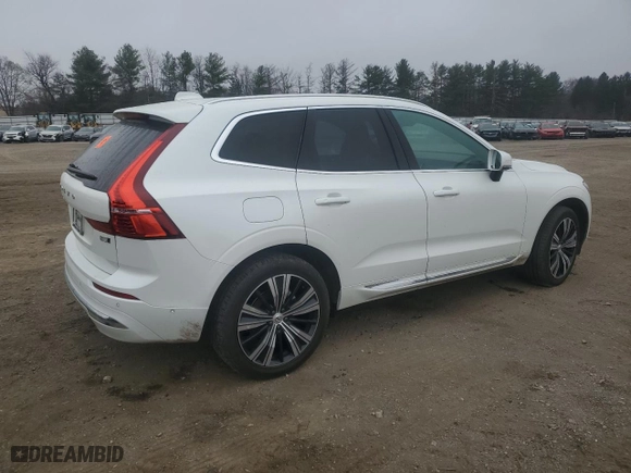 2022 Volvo XC60 Inscription with VIN YV4L12RL4N1088780, listed as a Copart auction lot 48810255 with 0 mi miles and Salvage Title. Bid and sale history available at carsss.com. Image 3.