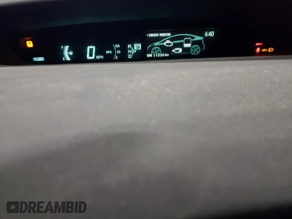 2010 Toyota Prius II with VIN JTDKN3DU8A1173852, listed as a Copart auction lot 53701265 with 115,504 mi miles and Salvage Title. Bid and sale history available at carsss.com. Image 9.