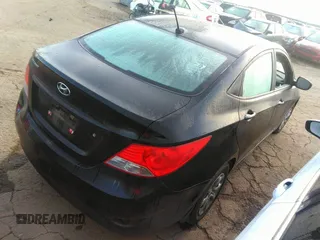 2013 Hyundai Accent GLS with VIN KMHCT4AE3DU284644, listed as a IAAI auction lot 35066001 with 0 mi miles. Bid and sale history available at carsss.com. Image 4.