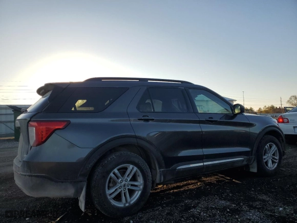 2020 Ford Explorer XLT with VIN 1FMSK8DH3LGC59123, listed as a Copart auction lot 43234435 with NaN miles and Salvage Title. Bid and sale history available at carsss.com. Image 3.
