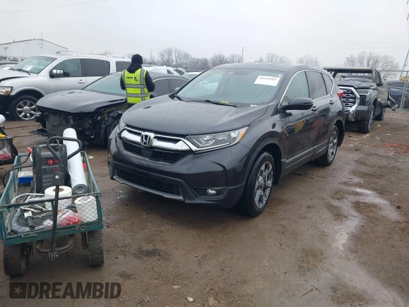 2019 Honda CR-V EX with VIN 5J6RW2H50KA011430, listed as a IAAI auction lot 41545962 with 112,287 mi miles. Bid and sale history available at carsss.com. Image 17.