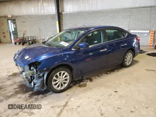 2019 Nissan Sentra S with VIN 3N1AB7AP8KY398394, listed as a Copart auction lot 54143585 with 43,347 mi miles and Salvage title. Bid and sale history available at DreamBid. Image 1.