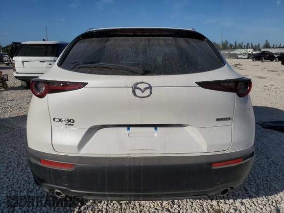 2023 Mazda CX-30 S Carbon Edition with VIN 3MVDMBCM5PM537212, listed as a Copart auction lot 43563575 with 6,851 mi miles and Salvage Title. Bid and sale history available at DreamBid. Image 6.