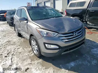 2015 Hyundai Santa Fe Sport with VIN 5XYZW4LA3FG262003, listed as a Copart auction lot 46107965 with 220,551 mi miles and Salvage Title. Bid and sale history available at carsss.com. Image 13.