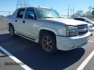 2004 Chevrolet Avalanche with VIN 3GNEC12T64G259059, listed as a IAAI auction lot 41808887 with 274,999 mi miles. Bid and sale history available at carsss.com. Image 1.