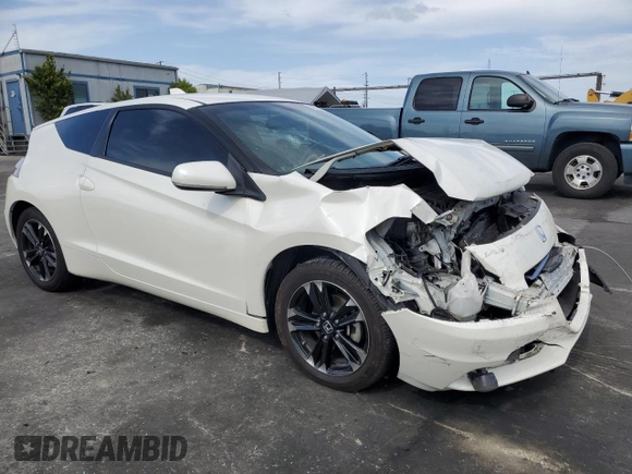 2015 Honda CR-Z EX with VIN JHMZF1D6XFS003512, listed as a Copart auction lot 56709955 with 78,785 mi miles and Salvage title. Bid and sale history available at DreamBid. Image 4.