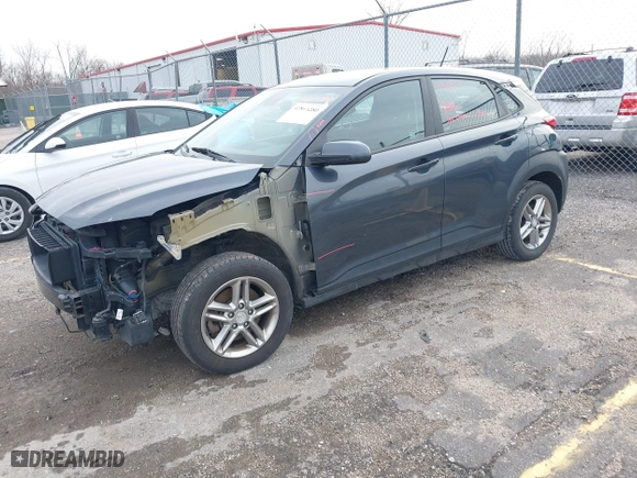 2020 Hyundai Kona SE with VIN KM8K1CAA8LU506649, listed as a IAAI auction lot 41811280 with 90,486 mi miles. Bid and sale history available at carsss.com. Image 2.