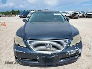 2007 Lexus LS 460 with VIN JTHBL46F675003368, listed as a Copart auction lot 62220355 with 176,745 mi miles and Salvage title. Bid and sale history available at DreamBid. Image 5.