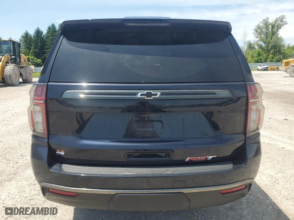 2022 Chevrolet Tahoe RST with VIN 1GNSKRKD6NR144329, listed as a Copart auction lot 58486094 with 48,760 mi miles and Salvage Title. Bid and sale history available at carsss.com. Image 6.