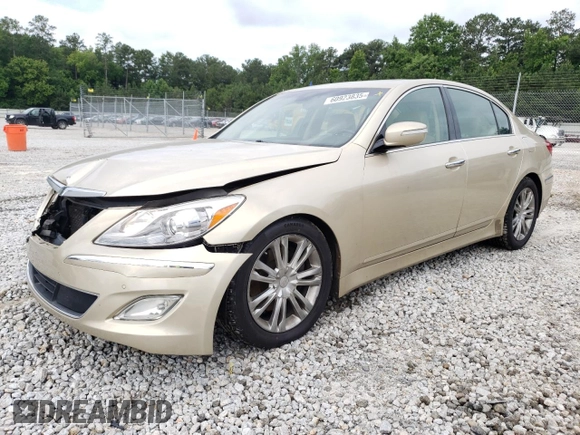 2012 Hyundai Genesis 3.8L z VIN KMHGC4DD8CU159352, wystawiony jako Copart lot #60923835 z przebiegiem 214 884 mil mil oraz Czysty tytuł • Clean title. Historia ofert i sprzedaży dostępna na DreamBid. Obrazek 1.