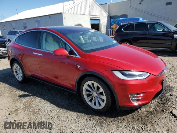 2019 Tesla Model X 75D with VIN 5YJXCBE20KF151193, listed as a Copart auction lot 52478715 with 54,638 mi miles and Salvage Title. Bid and sale history available at carsss.com. Image 4.