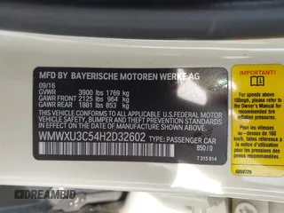2017 MINI Hardtop 4 Door Cooper S z VIN WMWXU3C54H2D32602, wystawiony jako IAAI lot #41458333 z przebiegiem 124 235 mil mil oraz . Historia ofert i sprzedaży dostępna na DreamBid. Obrazek 9.