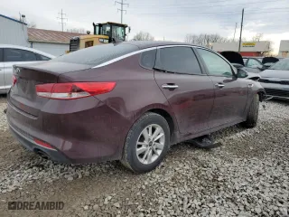 2018 Kia Optima LX with VIN 5XXGT4L38JG237547, listed as a Copart auction lot 46471335 with 133,051 mi miles and Salvage Title. Bid and sale history available at carsss.com. Image 3.