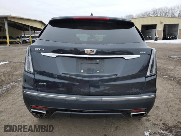 2021 Cadillac XT5 AWD Sport with VIN 1GYKNHRS1MZ161109, listed as a Copart auction lot 45024015 with Not provided miles and Salvage title. Bid and sale history available at DreamBid. Image 6.