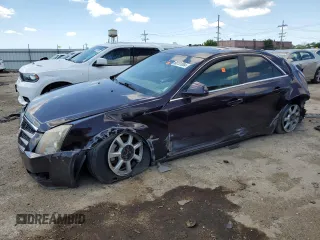 2009 Cadillac CTS AWD w/1SA with VIN 1G6DG577690160882, listed as a Copart auction lot 76880114 with 0 mi miles and Salvage Title. Bid and sale history available at carsss.com. Image 1.