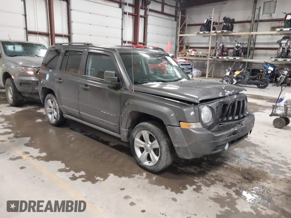 2016 Jeep Patriot High Altitude Edition with VIN 1C4NJRFB0GD632774, listed as a IAAI auction lot 41149683 with 96,495 mi miles. Bid and sale history available at carsss.com. Image 1.
