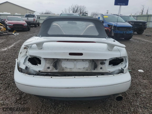 1991 Mazda MX-5 Miata Special Edition with VIN JM1NA351XM1240212, listed as a Copart auction lot 52531775 with 79,856 mi miles and Salvage Title. Bid and sale history available at carsss.com. Image 6.