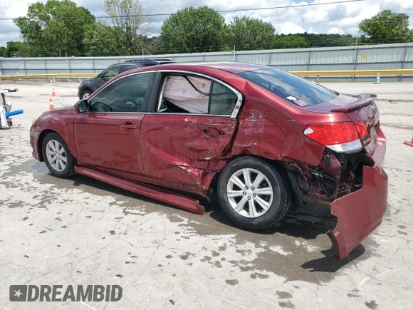 2010 Subaru Legacy Premium All-Weather Anniversary with VIN 4S3BMCG61A3237413, listed as a Copart auction lot 59205785 with 276,668 mi miles and Salvage title. Bid and sale history available at DreamBid. Image 2.